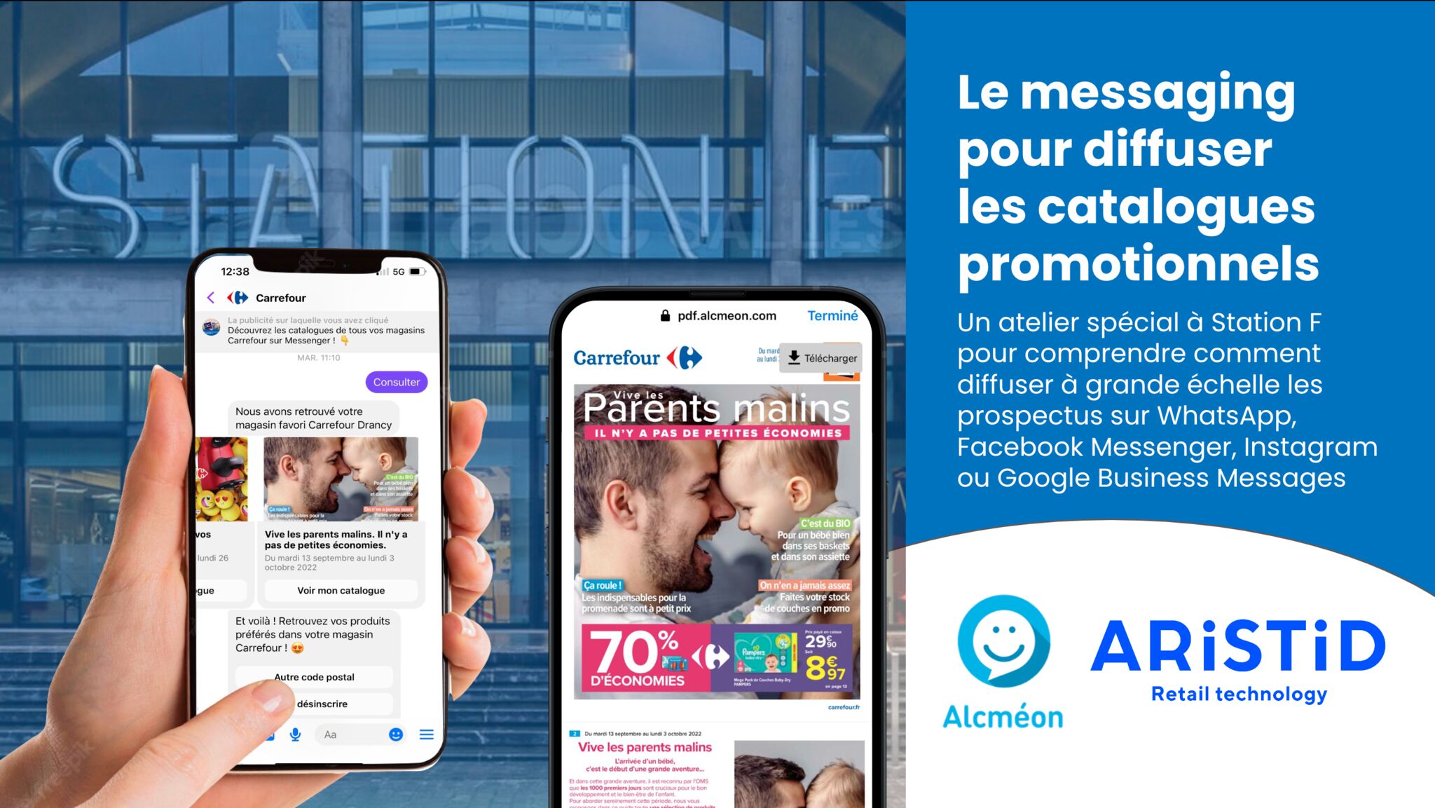 Alcméon x ARISTID > all about promotional catalogs on messaging