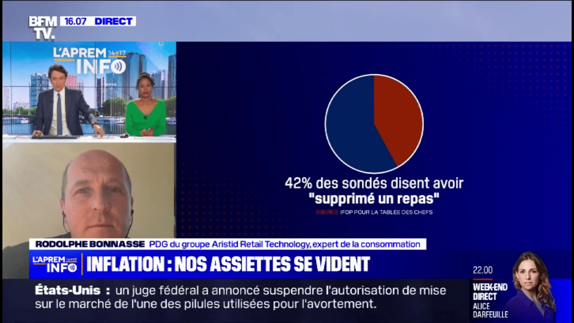 Inflation : les assiettes se vident / BFM TV