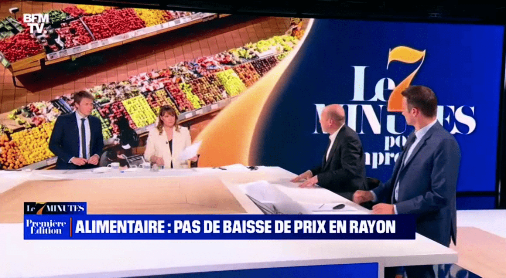 Alimentaire : pas de baisse de prix en rayon / BFM TV