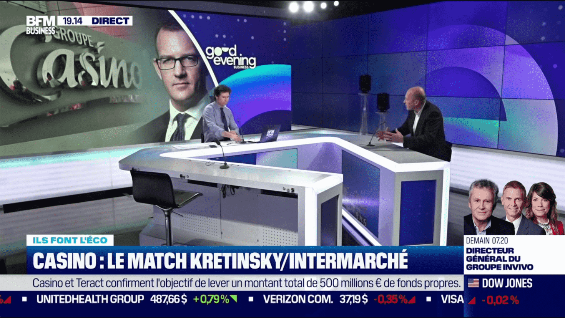 Casino : le match Kretinsky / Intermarché / BFM BUSINESS