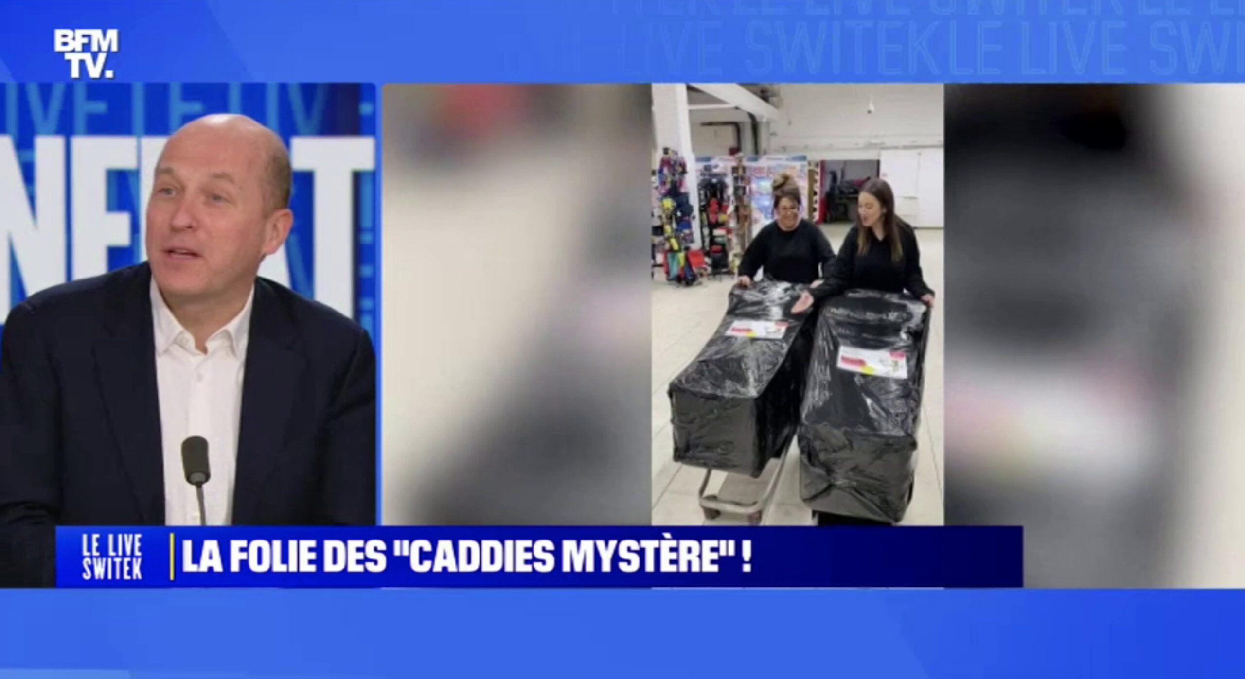 La folie des caddies mystères