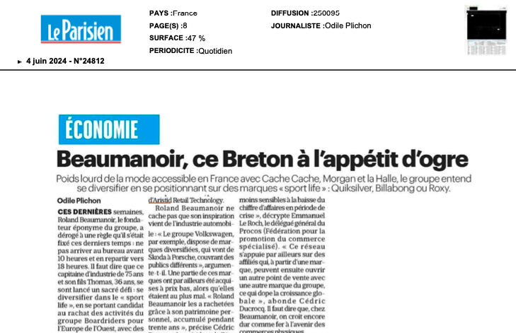 Beaumanoir : Diversification et innovation au service de la mode accessible